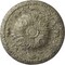 Ekena Millwork Amelia Ceiling Medallion (Fits Canopies up to 2 3/8"), 19 5/8"OD x 3/4"P, Castle Stone Crackle CM20AMCSC - alternate 1